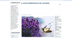 Desktop Screenshot of huile-essentielle.bienfaits.fr