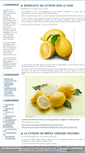 Mobile Screenshot of citron.bienfaits.fr